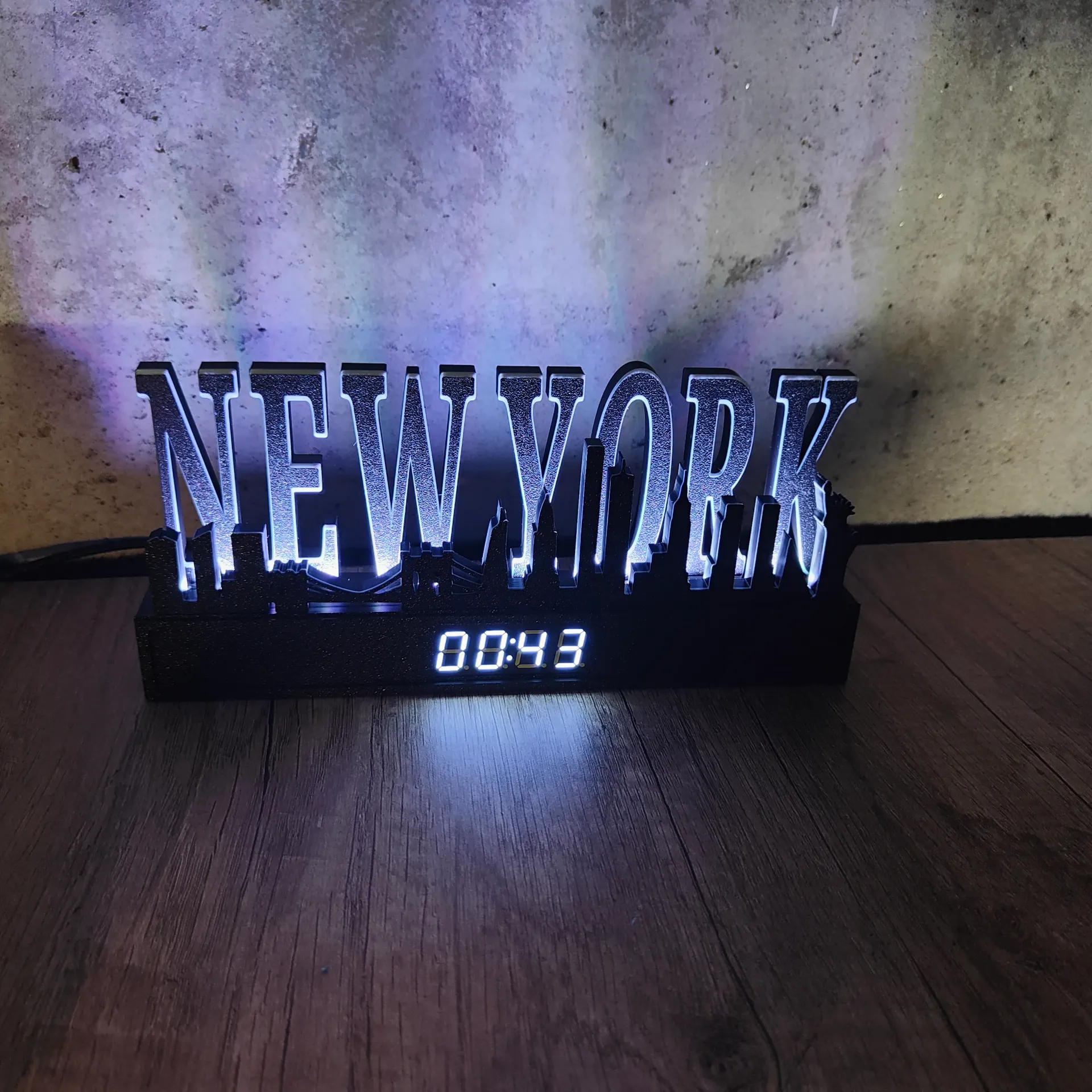 Horloge connectée “NEW YORK”